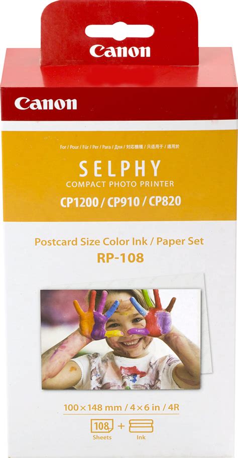 Canon Rp 108 High Capacity Color Ink Paper Set Multicolor 8568b001 Best Buy