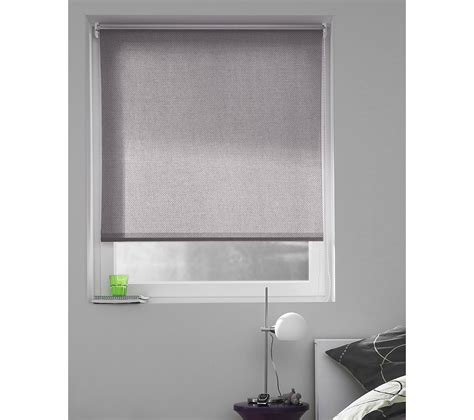 Store Enrouleur Tamisant Effet Légèrement Chiné 60 X 190 Cm Gris