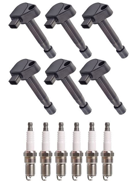 Set Of 6 Isa Ignition Coils And 6 Spark Plugs Compatible With Honda Odyssey 2006 2010 Touring