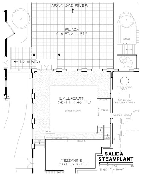 Ballroom Floor Plan - Salida Steamplant