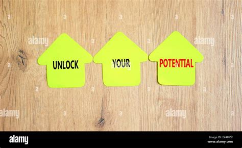 Unlock Your Potential Symbol Concept Words Unlock Your Potential On