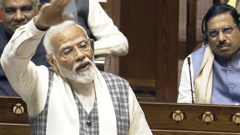 Pm Modi Speech In Rajya Sabha Key Highlights Important Points From India To Nehru Policies