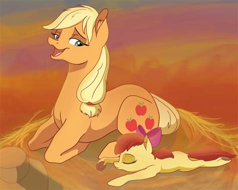 959242 Safe Artist Taneysha Apple Bloom Applejack Earth Pony