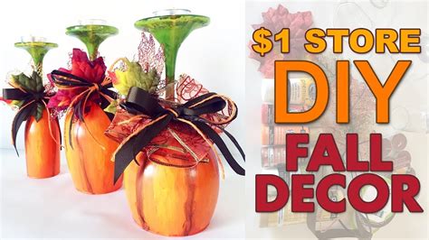 Diy Fall Decor Dollar Tree Youtube