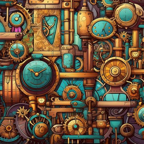 Premium Photo Cartoon Steampunk