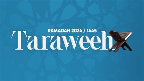 Live Taraweeh Night Ramadan Al Hidaayah Foundation Youtube