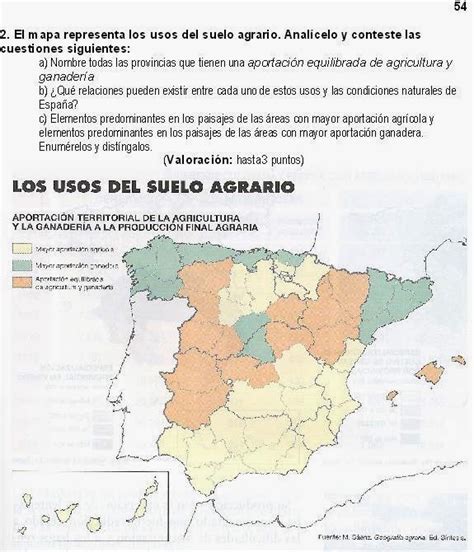 Los Ojos De Menardo Ejercicio Mapa De Los Usos Del Suelo Agrario