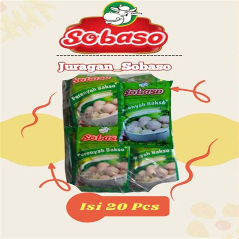 Jual Sobaso Perenyah Bakso 20 Gram 1 Pack Shopee Indonesia