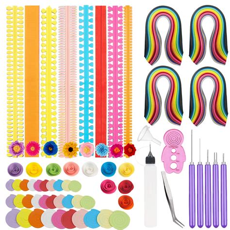 Amazon Woohome Strips Paper Quilling Strips Strips Flower