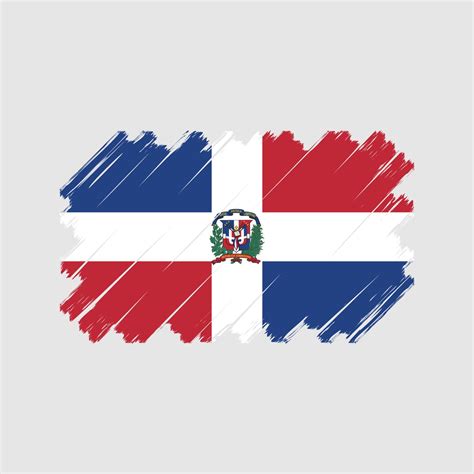 Dominican Republic Flag Vector. National Flag 11510283 Vector Art at ...