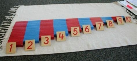 Montessori Math Lesson - Number Rods & Numerals