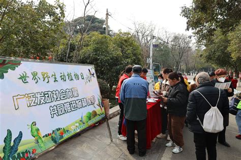 淮北市园林处联合市林业局开展“世界野生动植物日”宣传活动淮北市住房和城乡建设局