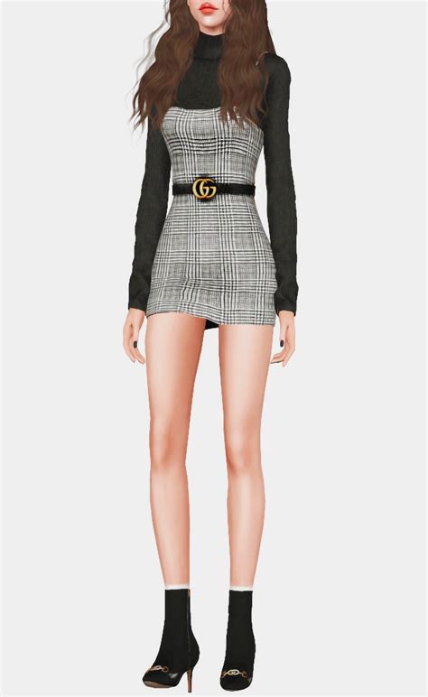 Plbsims Ts Minnie Dress Full Body New Emily Cc Finds