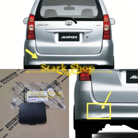 Original Toyota Avanza F F Rear Bumper Towing Cover