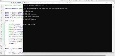 Github Muhammad Suleman Awan Lexical Analyser For C Plus Language