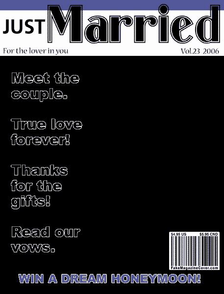 Free Personalized Magazine Covers Templates