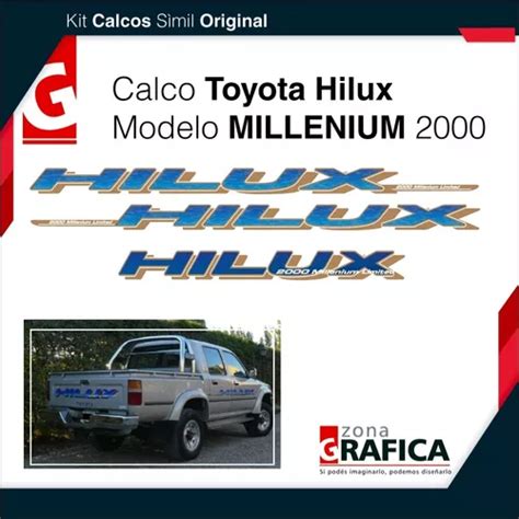 Kit Calcos Toyota Hilux Millenium 2000 en venta en Río Cuarto Córdoba