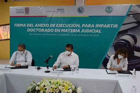 Signan Convenio De Colaboraci N Seduc Y Poder Judicial Del Estado Para