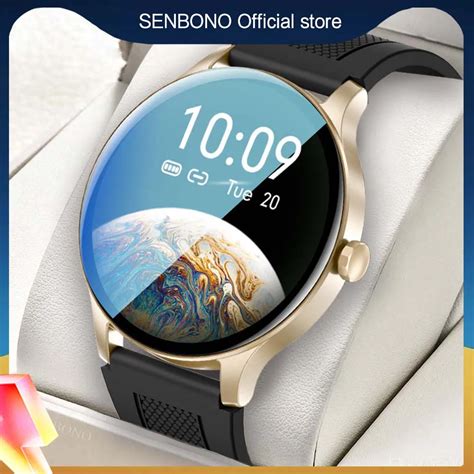 Senbono Reloj Inteligente Para Hombre Y Mujer Accesorio De Pulsera Resistente Al Agua Ip68 Con