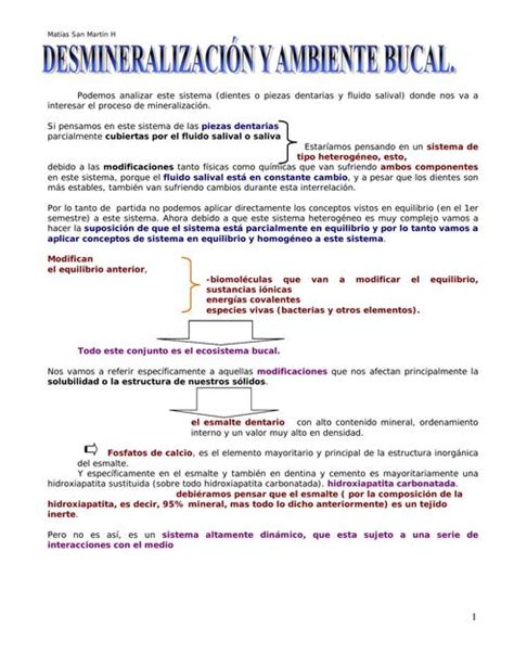 Desmineralizaci N Y Ambiente Bucal Yudoc Org Udocz