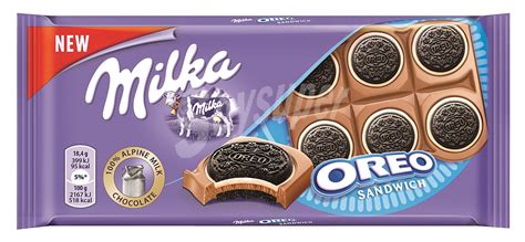 Milka Chocolate Con Leche Con Galleta Oreo Sandwich Tableta 92 G