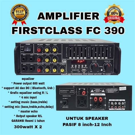 Jual Amplifier Firstclass Ampli Firstclass Fc Original Wat X