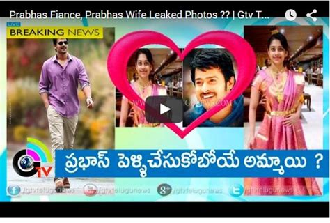 Prabhas Wife Photos - Videos-Guru