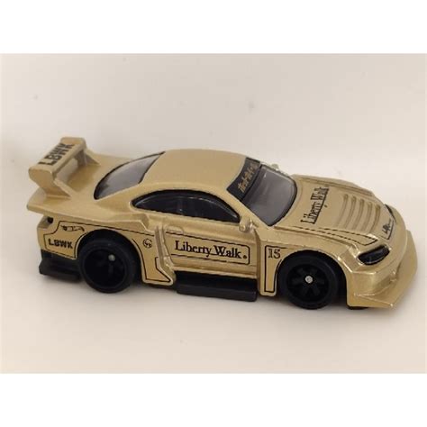 LSCC Hot Wheels LBWK Super Silhouette Nissan Silvia Gold Unspun Tayar Getah Shopee Malaysia