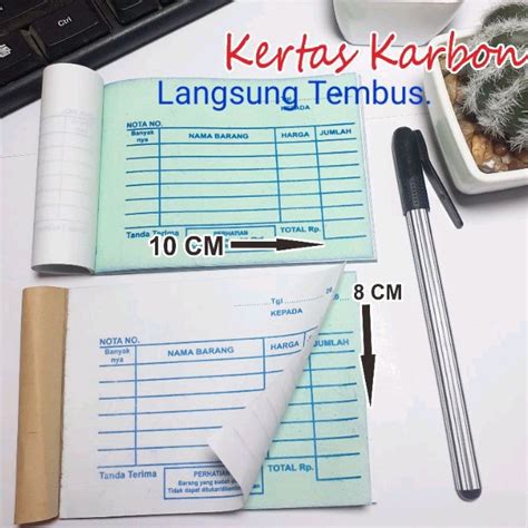 Jual BUKU NOTA KONTAN 2PLY NCR BUKU NOTA NCR 2PLY CUSTOM NOTA NCR