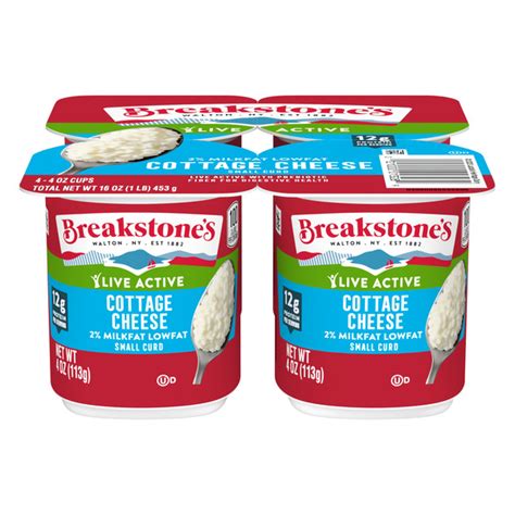 Publix Breakstone S Live Active Lowfat Small Curd Cottage Cheese With 2