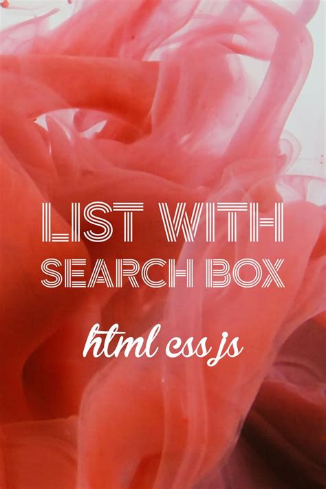 How To Add A Search Box To A Drop Down List