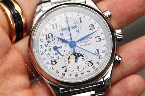 Longines Master Moonphase Chronograph 42mm L27734783 Minh Authentic