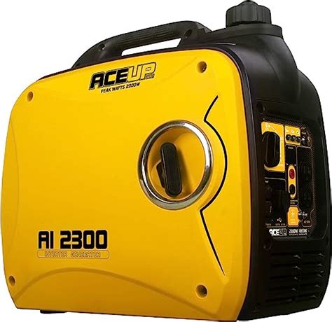 Aceup Portable Inverter Generator 2300 Watt Super Quiet Gas Generator