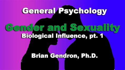 Sex And Gender Biological Influences Pt1 Youtube