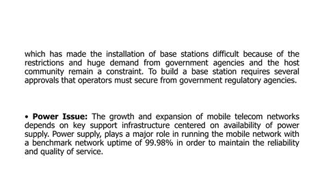 Telecom Infrastructure Sharing Ppt