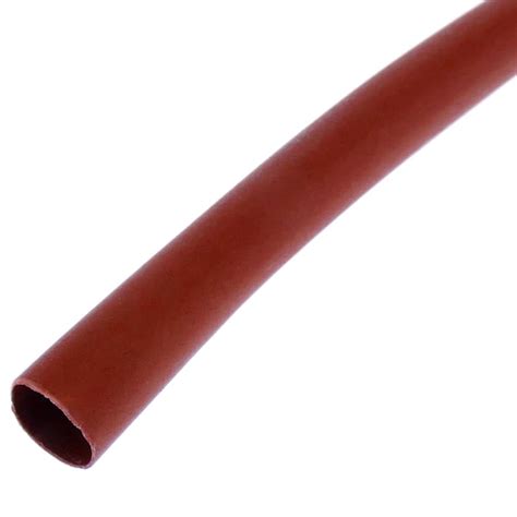 Tubo termoretráctil rojo de 6 4mm en bobina de 3m Cablematic