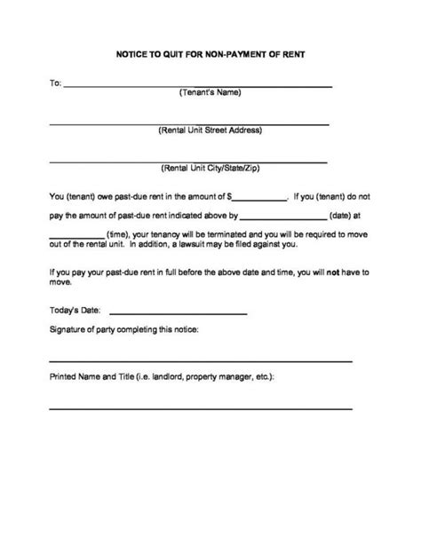 Costum Eviction Notice Template Nc Pdf Example Tacitproject