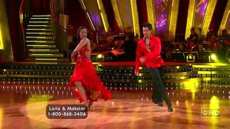 Laila Ali Maksim Chmerkovskiy Paso Doble Finale Video Dailymotion