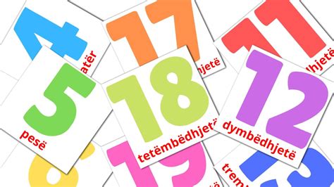 20 Free Numbers 1 20 Flashcards Pdf Indonesian Words