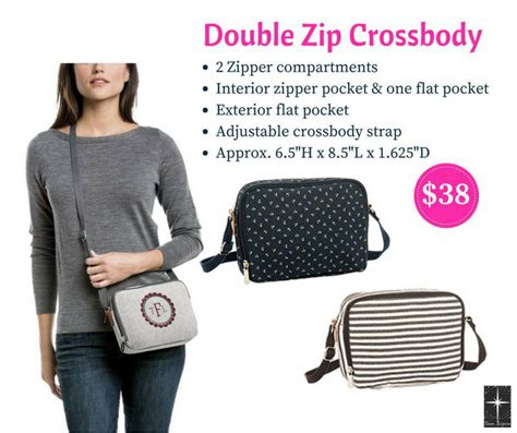 Double Zip Crossbody Fall Thirty One New Crossbody With