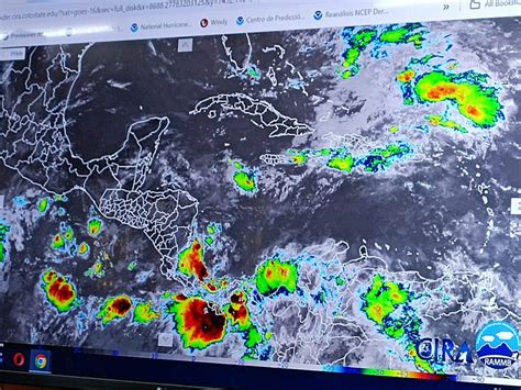 Ineter Vigila Dos Disturbios Tropicales Que Ocasionarán Lluvias Radio La Primerisima