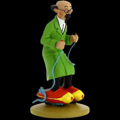 Tintin Figurine Professor Calculus Motor Skates The Red Sea Sharks