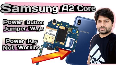 Samsung A2 Core Power Button Jumper Ways Power Key Not Working On