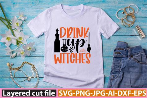 Drink Up Witches SVG Graphic By SA Crafts Creative Fabrica