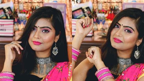 Navratrigarba Makeup Tutorial 2019 Dandiya Makeup Look Indian