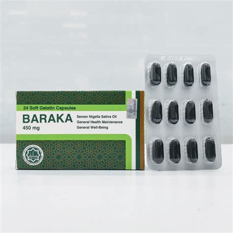 Baraka Habbatus Sauda Mg Soft Gelatin Capsule S Exp