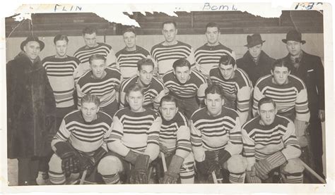 Flin Flon Bombers - Team Photo - 1937 Season | HockeyGods