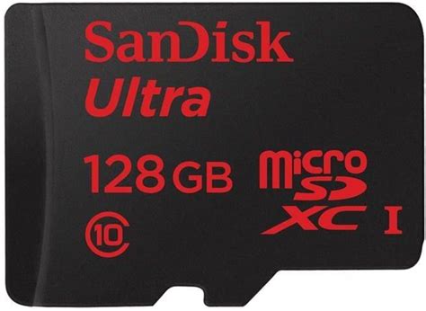 Karta pamięci do aparatu SanDisk Ultra microSDXC 128GB UHS I SDSQUNC