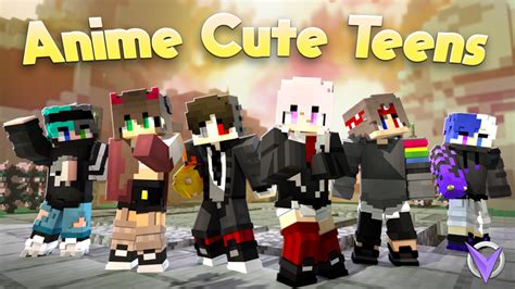 Cute Anime Teens by Team Visionary (Minecraft Skin Pack) - Minecraft ...