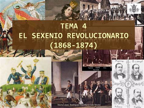 El Sexenio Revolucionario En España 1868 1874 Ppt